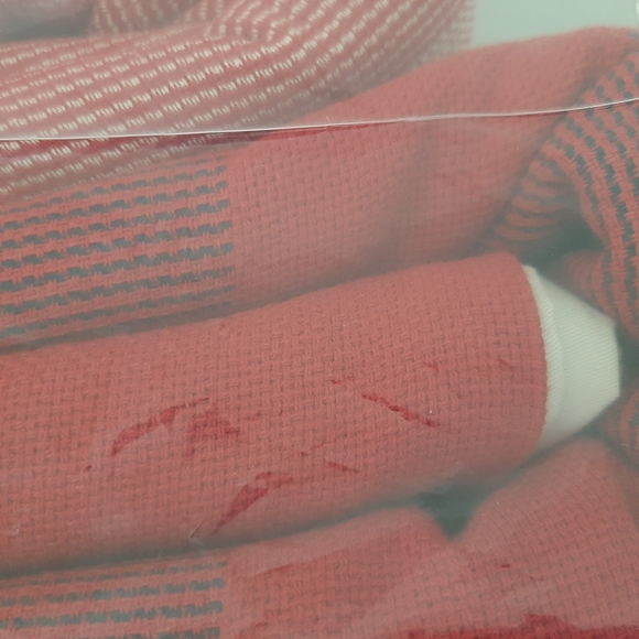 *West Elm Modern Plaid King Duvet Cover & 2 Euro Shams - Picture 9 of 11